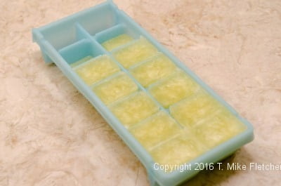 Tray of lemon cubes for Additional Baking Tips