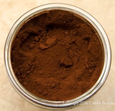 Container of cocoa for Additional Baking Tips