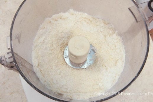 Dry ingredients processed for Almond Macaroons