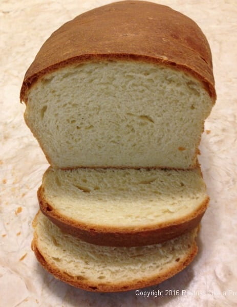 Sliced Bread made with the Breville mixer