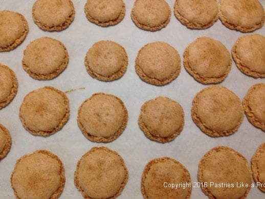 Baked almond macaroons for How to Make Almond Paste