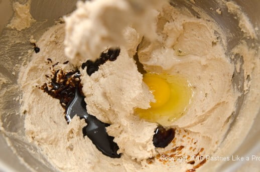 Egg, vanilla and molasses added to Triple Ginger Crisps