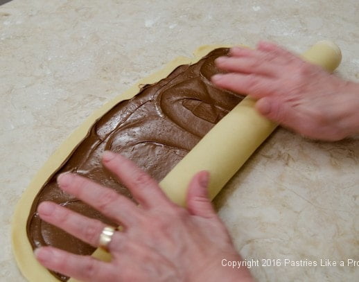 Rolling up for the Chocolate Babka