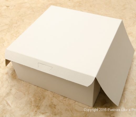 Assembled box for Internet Bakery Suppliers of Cake Paper Goods