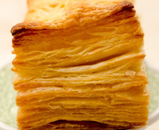 Baked Puff Pastry for American Butter vs. European Butter for Laminated Doughs
