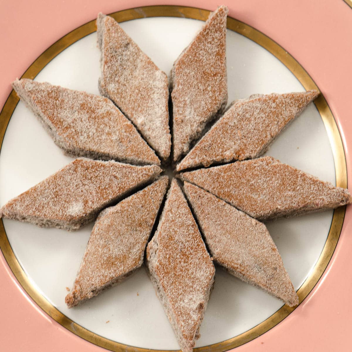 Honey diamonds are a rare cookie with no shortening but chocolate, honey and spices.