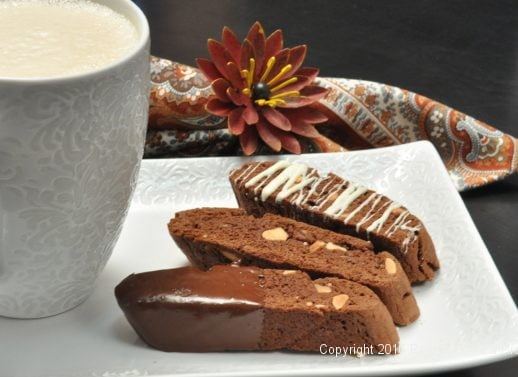 Chocolate Spice Olive Oil Biscotti for Holiday Baking