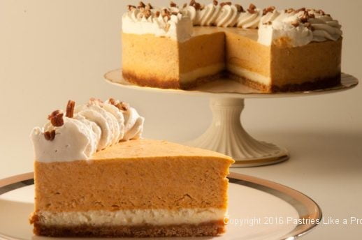 Pumpkin Mousse Torte for Holiday Baking