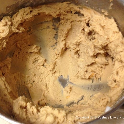 Dough scraped in bowl for Six Month Breville Mixer Review