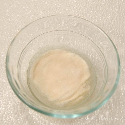 Powdered gelatin on water for Understanding Gelatin
