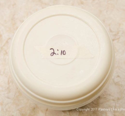 Marked in container for Garlic Oregano Cracker Bread