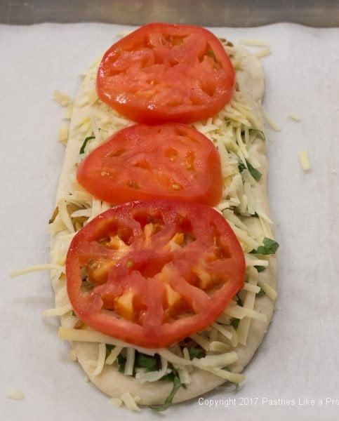 Tomatoes on for International Flatbreads