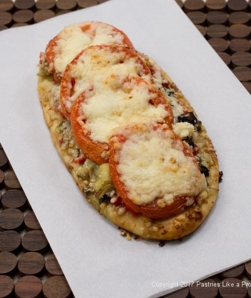 Baked Italian flatbread for International flatbreads