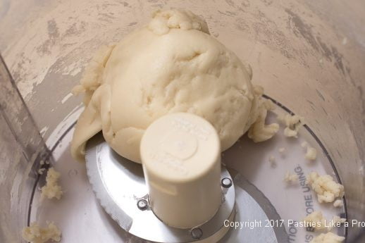 Marzipan balled up for the Chocolate Raspberry Marzipan Gateau