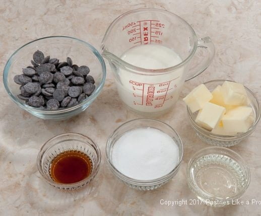 Ingredients for Helen's Hot Fudge for the Ultimate Hot Fudge Marshmallow Sundae