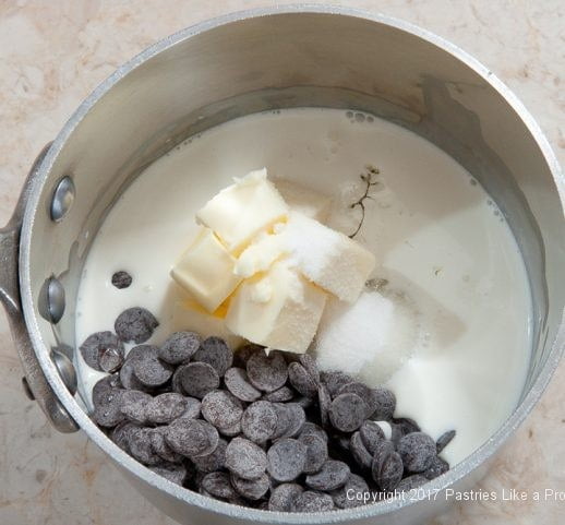 Ingredients for Helen's Hot Fudge Sauce for the Ulitmate Hot Fudge Mashmallow Sundae