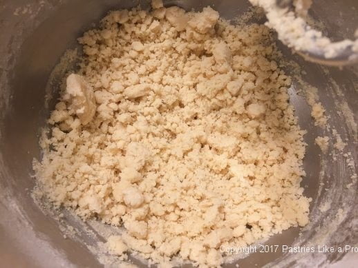 Crumbly shortbread dough for Toasted Sugar or Not!