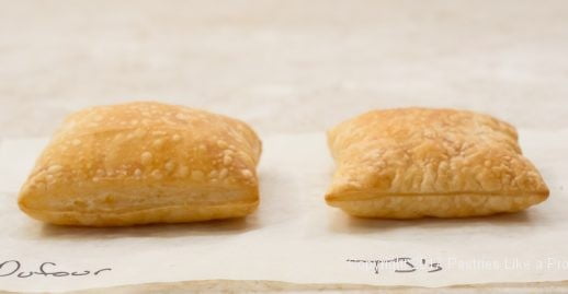 Both pff pastries baked for Purchased Puff Pastries