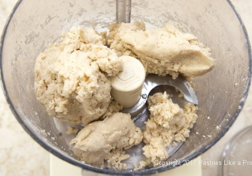 Dough torn into pieces for Soft Flatbreads