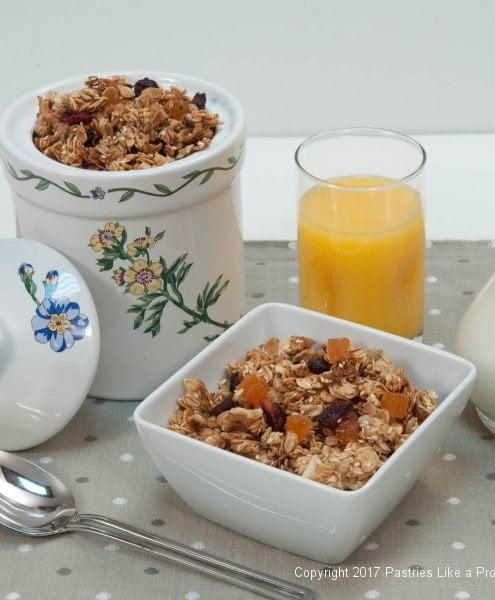 Granola for Holiday Food Gifts