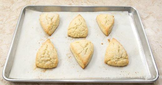 Baked scones for Scones with Cranberry and Strawberry Jam