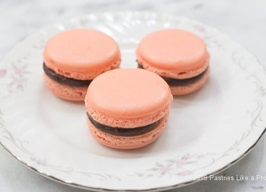 Three on a plate for French Macarons