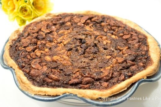 Chocolate Cashew Derby Pie