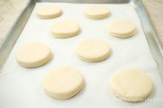 Cut out on tray for Marvelous Variable Kolache