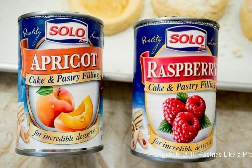 Cans of Solo filling for Marvelous Variable Kolache