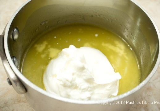 Sour cream added to butter mixture for Marvelous Variable Kolache