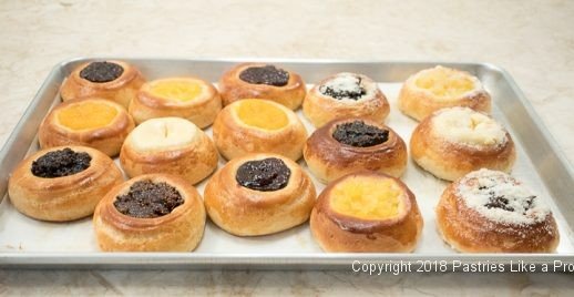 Tray of baked kolache for Marvelous Variable Kolache