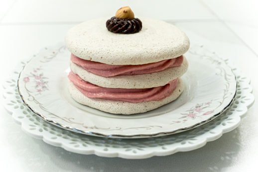 French meringue cake with vanilla mascarpone cream and summer berries -  Charlotte Puckette