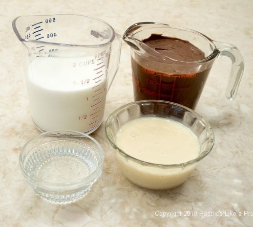 Ingredients for No Churn Nutella Ice Cream