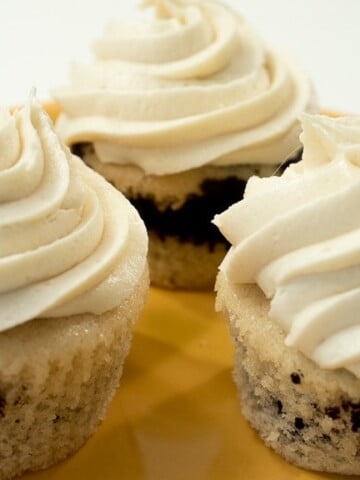 Malted Milk Frosted Cupcakes