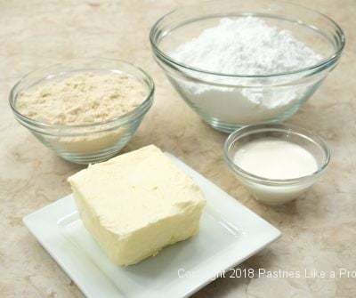 Frosting ingredients for Malted Milk Frosted Cupcakes, Cupcake Frosting, Cupcake Frosting Recipe, How to frost Cupcakes