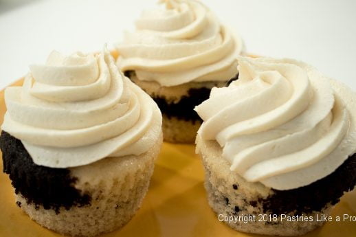 Malted Milk Frosted Cupcakes