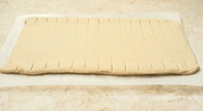 Cardamom Yeast Roll dough marked