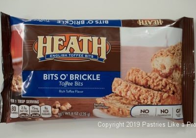 Package of Brickle Bits for Caramel Brickle No Churn Ice Cream