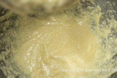 Batter curdled for Honey Peanut Coffeecake