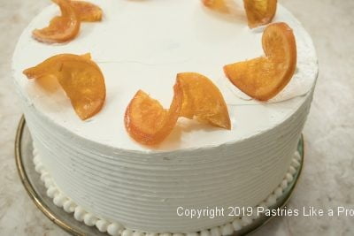 Oranges on Poppyseed Cake