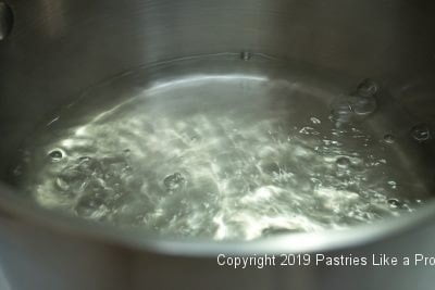 Boiling water
