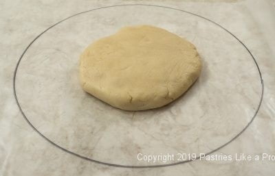 Dough in circle