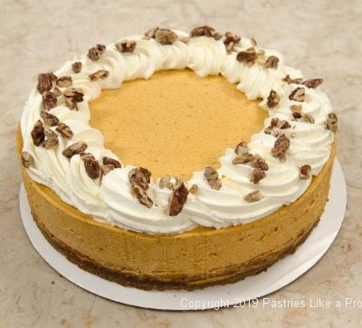 Finished Pumpkin Mousse Torte