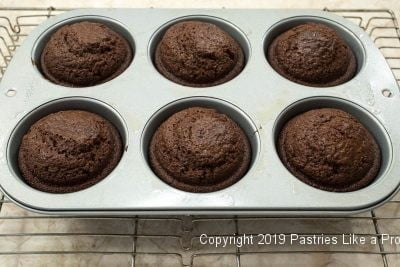 Gingerbread baked in pan