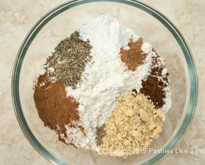Flour with spices for Gingerbread