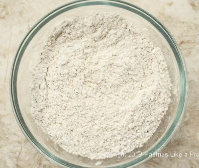 Flour with spices mixed