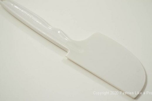 Hard plastic spatula for Using a Food Processor for Baking