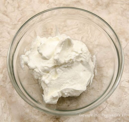 Whipped cream for Tarte Tropezienne