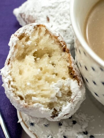 French Beignets with coffee
