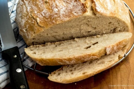 Cut No Knead Bread